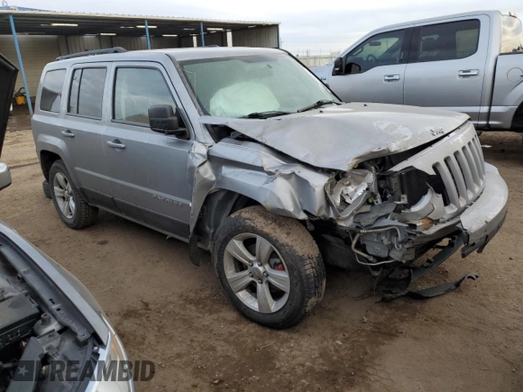 2014 Jeep Patriot Sport with VIN 1C4NJRBB9ED751832, listed as a Copart auction lot 43907215 with 112,505 mi miles and Salvage Title. Bid and sale history available at carsss.com. Image 4.