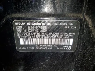2024 Mitsubishi Mirage ES with VIN ML32AUHJ2RH011352, listed as a Copart auction lot 61589915 with 14,258 mi miles and Clean title. Bid and sale history available at DreamBid. Image 13.