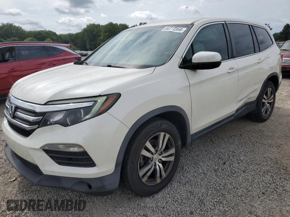 2016 Honda Pilot EX with VIN 5FNYF5H32GB055753, listed as a Copart auction lot 41449945 with 163,264 mi miles and Salvage Title. Bid and sale history available at carsss.com. Image 1.