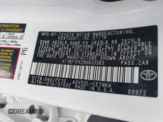 2017 Toyota Camry XLE with VIN 4T1BF1FK2HU633363, listed as a IAAI auction lot 42007735 with 95,199 mi miles. Bid and sale history available at carsss.com. Image 9.