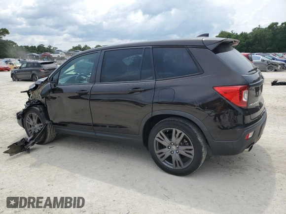 2020 Honda Passport EX-L with VIN 5FNYF7H51LB004574, listed as a Copart auction lot 58375235 with 45,227 mi miles and Non repairable. Bid and sale history available at DreamBid. Image 2.