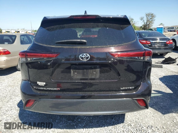 2021 Toyota Highlander Limited z VIN 5TDYZRAH8MS050939, wystawiony jako Copart lot #48616025 z przebiegiem 111 687 mil mil oraz Szkoda całkowita • Salvage title. Historia ofert i sprzedaży dostępna na DreamBid. Obrazek 6.