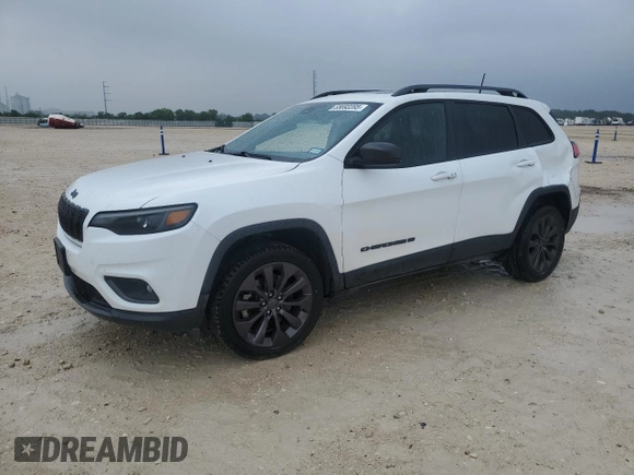 2021 Jeep Cherokee Latitude Lux z VIN 1C4PJLMX5MD214775, wystawiony jako Copart lot #55693395 z przebiegiem 30 238 mil mil oraz Szkoda całkowita • Salvage title. Historia ofert i sprzedaży dostępna na DreamBid. Obrazek 1.