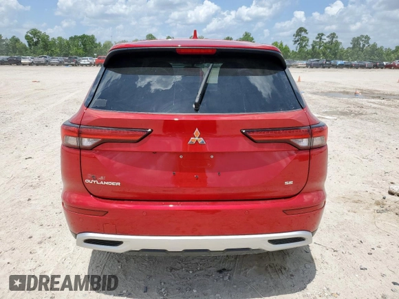 2024 Mitsubishi Outlander SE z VIN JA4J3VA89RZ048600, wystawiony jako Copart lot #60091975 z przebiegiem Nie podano mil oraz Szkoda całkowita • Salvage title. Historia ofert i sprzedaży dostępna na DreamBid. Obrazek 6.