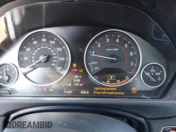2014 BMW 4 Series 428i xDrive with VIN WBA3N9C53EK244907, listed as a IAAI auction lot 42380025 with 71,431 mi miles and . Bid and sale history available at DreamBid. Image 7.