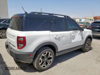 2024 Ford Bronco Sport Outer Banks with VIN 3FMCR9C67RRE78710, listed as a Copart auction lot 61054165 with 13,005 mi miles and Salvage title. Bid and sale history available at DreamBid. Image 3.