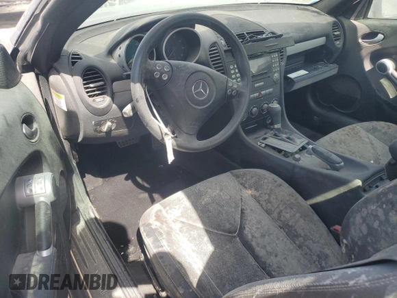 2005 Mercedes-Benz SLK 230/320 with VIN WDBWK56F15F040880, listed as a Copart auction lot 76251844 with 51,702 mi miles and Non Repairable. Bid and sale history available at DreamBid. Image 8.