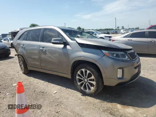 2015 Kia Sorento SX with VIN 5XYKW4A7XFG654002, listed as a Copart auction lot 56701775 with Not provided miles and Salvage title. Bid and sale history available at DreamBid. Image 4.