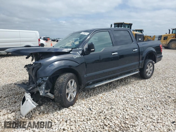 2018 Ford F-150 XL with VIN 1FTEW1CP1JKC93187, listed as a Copart auction lot 55758315 with Not provided miles and Salvage title. Bid and sale history available at DreamBid. Image 1.