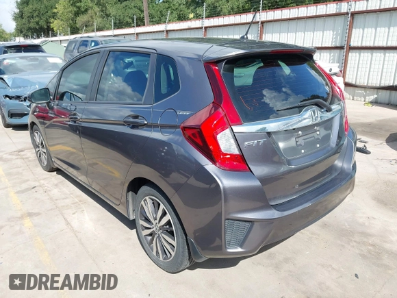 2015 Honda Fit EX-L with VIN 3HGGK5H89FM758748, listed as a IAAI auction lot 42559572 with 24,341 mi miles and . Bid and sale history available at DreamBid. Image 3.