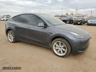2023 Tesla Model Y Long Range with VIN 7SAYGDEE4PF900781, listed as a Copart auction lot 48164905 with 28,859 mi miles and Salvage Title. Bid and sale history available at carsss.com. Image 4.