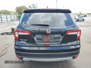 2022 Honda Pilot EX-L with VIN 5FNYF5H53NB015633, listed as a Copart auction lot 54150005 with 99,950 mi miles and Salvage title. Bid and sale history available at DreamBid. Image 6.