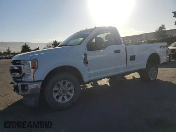 2022 Ford F-250 XL with VIN 1FTBF2B69NEE39910, listed as a Copart auction lot 73411214 with 16,123 mi miles and Salvage title. Bid and sale history available at DreamBid. Image 1.