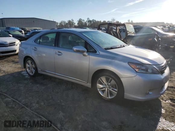 2010 Lexus HS 250h with VIN JTHBB1BA6A2008347, listed as a Copart auction lot 77246944 with 151,082 mi miles and Salvage Title. Bid and sale history available at DreamBid. Image 4.