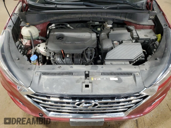 2019 Hyundai Tucson Sport z VIN KM8J3CAL3KU010311, wystawiony jako Copart lot #49225025 z przebiegiem 120 224 mil mil oraz Szkoda całkowita • Salvage title. Historia ofert i sprzedaży dostępna na DreamBid. Obrazek 12.