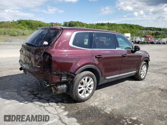 2020 Kia Telluride LX z VIN 5XYP2DHC1LG072144, wystawiony jako Copart lot #55574225 z przebiegiem 92 183 mil mil oraz Szkoda całkowita • Salvage title. Historia ofert i sprzedaży dostępna na DreamBid. Obrazek 3.