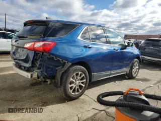 2019 Chevrolet Equinox LT with VIN 2GNAXKEV5K6295355, listed as a Copart auction lot 82251694 with 47,230 mi miles and Salvage Title. Bid and sale history available at DreamBid. Image 3.