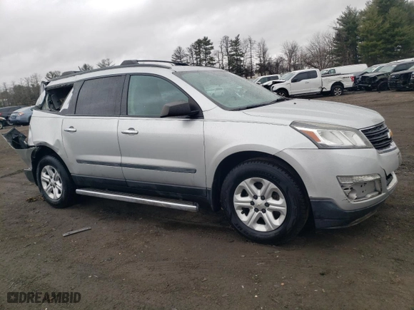 2014 Chevrolet Traverse LS with VIN 1GNKRFKD1EJ232004, listed as a Copart auction lot 48046725 with 122,871 mi miles and Salvage Title. Bid and sale history available at carsss.com. Image 4.