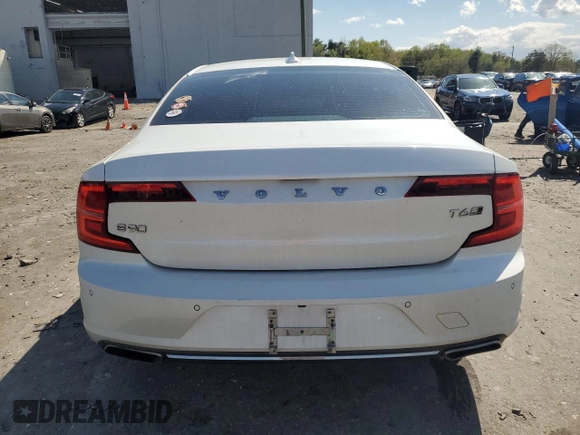 2018 Volvo S90 Inscription with VIN LVY992ML4JP005619, listed as a Copart auction lot 53337845 with 93,774 mi miles and Salvage Title. Bid and sale history available at carsss.com. Image 6.