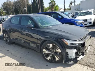 2023 Polestar 2 with VIN YSMEG3KA7PL156221, listed as a Copart auction lot 49924415 with 23,803 mi miles and Non Repairable. Bid and sale history available at DreamBid. Image 4.