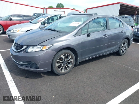 2015 Honda Civic EX with VIN 19XFB2F89FE048965, listed as a IAAI auction lot 42060440 with 149,475 mi miles and . Bid and sale history available at carsss.com. Image 2.
