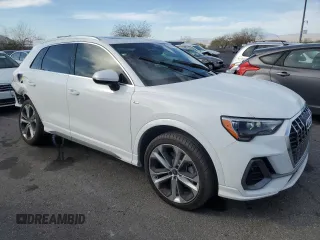 2021 Audi Q3 S line Premium with VIN WA1DECF35M1057343, listed as a Copart auction lot 49661305 with 40,580 mi miles and Salvage title. Bid and sale history available at DreamBid. Image 4.