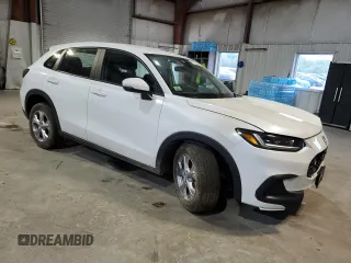 2023 Honda HR-V LX with VIN 3CZRZ2H34PM748484, listed as a Copart auction lot 56770995 with 7,505 mi miles and Salvage title. Bid and sale history available at DreamBid. Image 4.