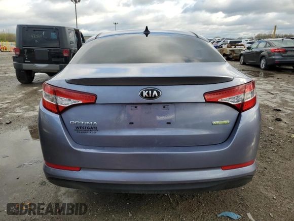 2012 Kia Optima Hybrid with VIN KNAGM4AD5C5027582, listed as a Copart auction lot 53767245 with 149,026 mi miles and Clean Title. Bid and sale history available at carsss.com. Image 6.