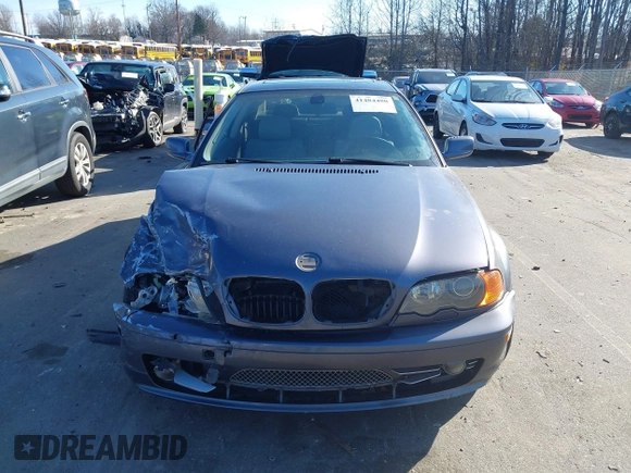 2003 BMW 3 Series 330Ci with VIN WBABN53463PH02440, listed as a IAAI auction lot 41484480 with 154,387 mi miles and . Bid and sale history available at carsss.com. Image 12.