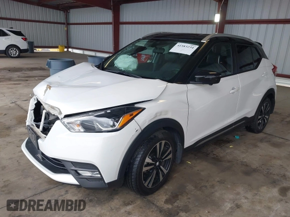 2020 Nissan Kicks SR with VIN 3N1CP5DV4LL555345, listed as a IAAI auction lot 41583234 with 68,864 mi miles and . Bid and sale history available at DreamBid. Image 18.