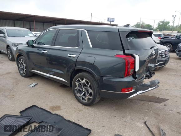 2022 Hyundai Palisade Calligraphy z VIN KM8R74HE1NU401191, wystawiony jako IAAI lot #41914554 z przebiegiem 64 205 mil mil oraz . Historia ofert i sprzedaży dostępna na DreamBid. Obrazek 3.