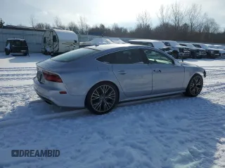 2018 Audi A7 Premium Plus with VIN WAUW3AFC9JN087620, listed as a Copart auction lot 42178915 with 87,445 mi miles and Salvage title. Bid and sale history available at DreamBid. Image 3.