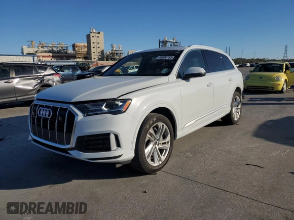 2023 Audi Q7 Premium with VIN WA1ACBF75PD013674, listed as a Copart auction lot 48860755 with 30,886 mi miles and Salvage title. Bid and sale history available at DreamBid. Image 1.