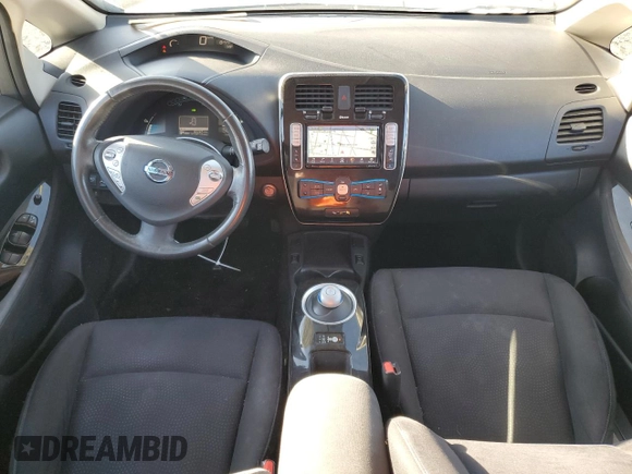2017 Nissan LEAF SL with VIN 1N4BZ0CP4HC304763, listed as a Copart auction lot 73231214 with 80,287 mi miles and Salvage Title. Bid and sale history available at carsss.com. Image 8.