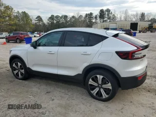 2023 Volvo C40 Recharge Pure Electric Core with VIN YV4ED3GK9P2043864, listed as a Copart auction lot 43547435 with 10,921 mi miles and Salvage Title. Bid and sale history available at carsss.com. Image 2.