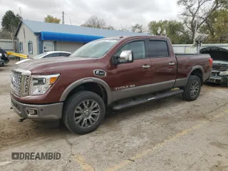 2017 Nissan Titan XD SV with VIN 1N6BA1F47HN524439, listed as a Copart auction lot 78552924 with 139,696 mi miles and Salvage Title. Bid and sale history available at carsss.com. Image 1.