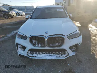 2022 BMW X5 M with VIN 5YMJU0C06N9K15414, listed as a Copart auction lot 46120325 with 0 mi miles and Salvage Title. Bid and sale history available at carsss.com. Image 5.