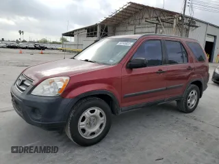 2005 Honda CR-V LX with VIN JHLRD68545C010716, listed as a Copart auction lot 53145835 with 300,350 mi miles and Salvage Title. Bid and sale history available at carsss.com. Image 1.