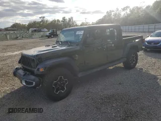 2024 Jeep Gladiator Sport z VIN 1C6HJTAG6RL102290, wystawiony jako Copart lot #81331014 z przebiegiem 9 930 mil mil oraz Szkoda całkowita • Salvage title. Historia ofert i sprzedaży dostępna na DreamBid. Obrazek 1.
