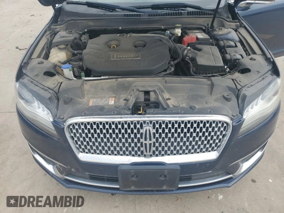 2017 Lincoln MKZ Select with VIN 3LN6L5C90HR604115, listed as a Copart auction lot 55383615 with 152,655 mi miles and Salvage title. Bid and sale history available at DreamBid. Image 11.