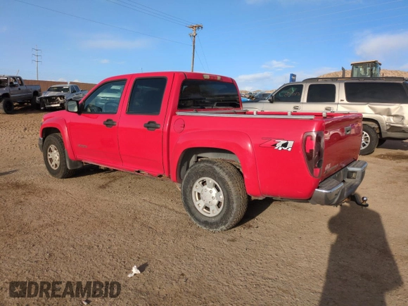 2005 Chevrolet Colorado 1SF LS Z71 with VIN 1GCDT136258219663, listed as a Copart auction lot 51091815 with 222,568 mi miles and Salvage Title. Bid and sale history available at carsss.com. Image 2.