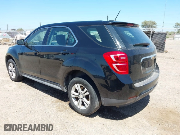 2016 Chevrolet Equinox LS with VIN 2GNALBEK1G6151276, listed as a IAAI auction lot 41981497 with 81,811 mi miles. Bid and sale history available at carsss.com. Image 3.
