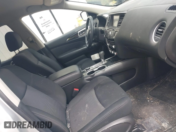 2019 Nissan Pathfinder S with VIN 5N1DR2MMXKC639984, listed as a IAAI auction lot 42173450 with 110,777 mi miles and . Bid and sale history available at DreamBid. Image 5.