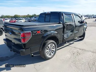 2011 Ford F-150 XLT with VIN 1FTFW1ET0BFD03085, listed as a IAAI auction lot 41238218 with 186,384 mi miles. Bid and sale history available at carsss.com. Image 4.