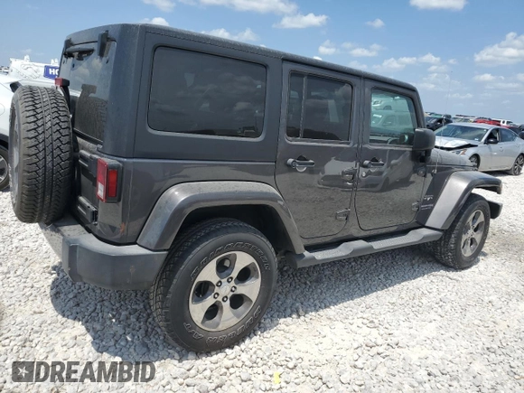 2018 Jeep Wrangler JK Unlimited Sahara with VIN 1C4BJWEG9JL812234, listed as a Copart auction lot 67287554 with 54,083 mi miles and Clean Title. Bid and sale history available at carsss.com. Image 3.