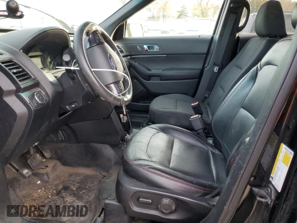 2016 Ford Utility Police Interceptor with VIN 1FM5K8AR4GGD31852, listed as a Copart auction lot 81687774 with 89,612 mi miles and Salvage Title. Bid and sale history available at carsss.com. Image 7.