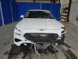 2023 Genesis G70 2.0T with VIN KMTG34TAXPU128221, listed as a Copart auction lot 71105154 with 43,626 mi miles and Non Repairable. Bid and sale history available at DreamBid. Image 5.