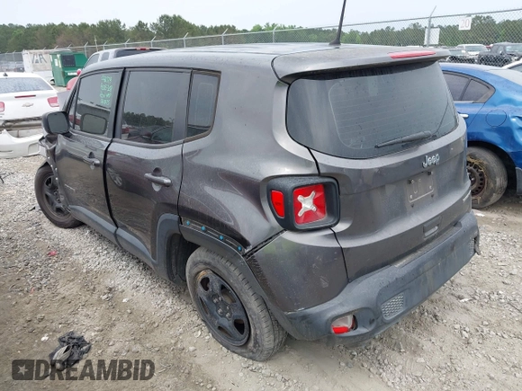 2018 Jeep Renegade Sport with VIN ZACCJAAB2JPG70452, listed as a IAAI auction lot 42203216 with 115,354 mi miles and . Bid and sale history available at DreamBid. Image 3.