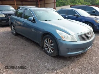 2008 Infiniti G35 Journey z VIN JNKBV61E58M221541, wystawiony jako IAAI lot #42341138 z przebiegiem 183 587 mil mil oraz . Historia ofert i sprzedaży dostępna na DreamBid. Obrazek 1.