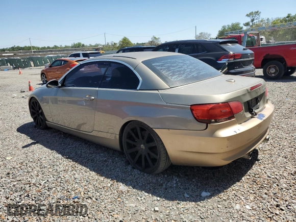 2007 BMW 3 Series 335i z VIN WBAWL73557PX46265, wystawiony jako Copart lot #53460385 z przebiegiem Nie podano mil oraz Czysty tytuł • Clean title. Historia ofert i sprzedaży dostępna na DreamBid. Obrazek 2.